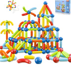 MagnaCraft 3D Magnetic Sticks & Balls Building Block Set – Educational STEM Toy for Kids