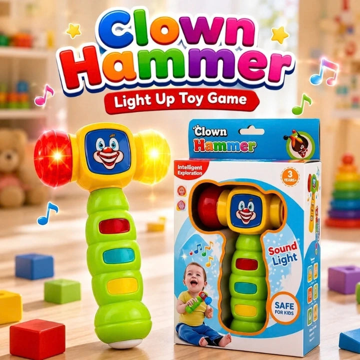 Clown Hammer Light Up Toy Game