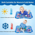Premium Baby Inflatable Water Mat for Sensory Development & Fun Tummy Time