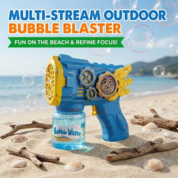 Automatic Steampunk Bubble Blaster – Endless Bubble Fun for Kids!