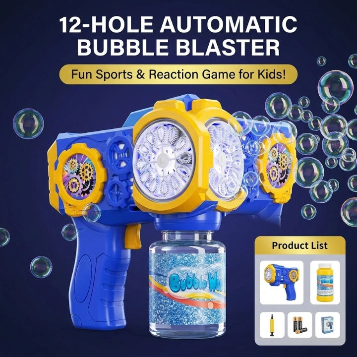 Automatic Steampunk Bubble Blaster – Endless Bubble Fun for Kids!