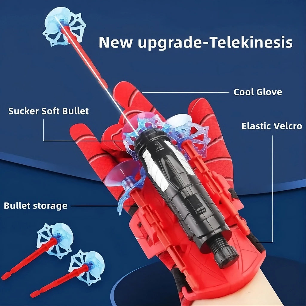 Kids Web Shooter Hero Launcher Glove Set